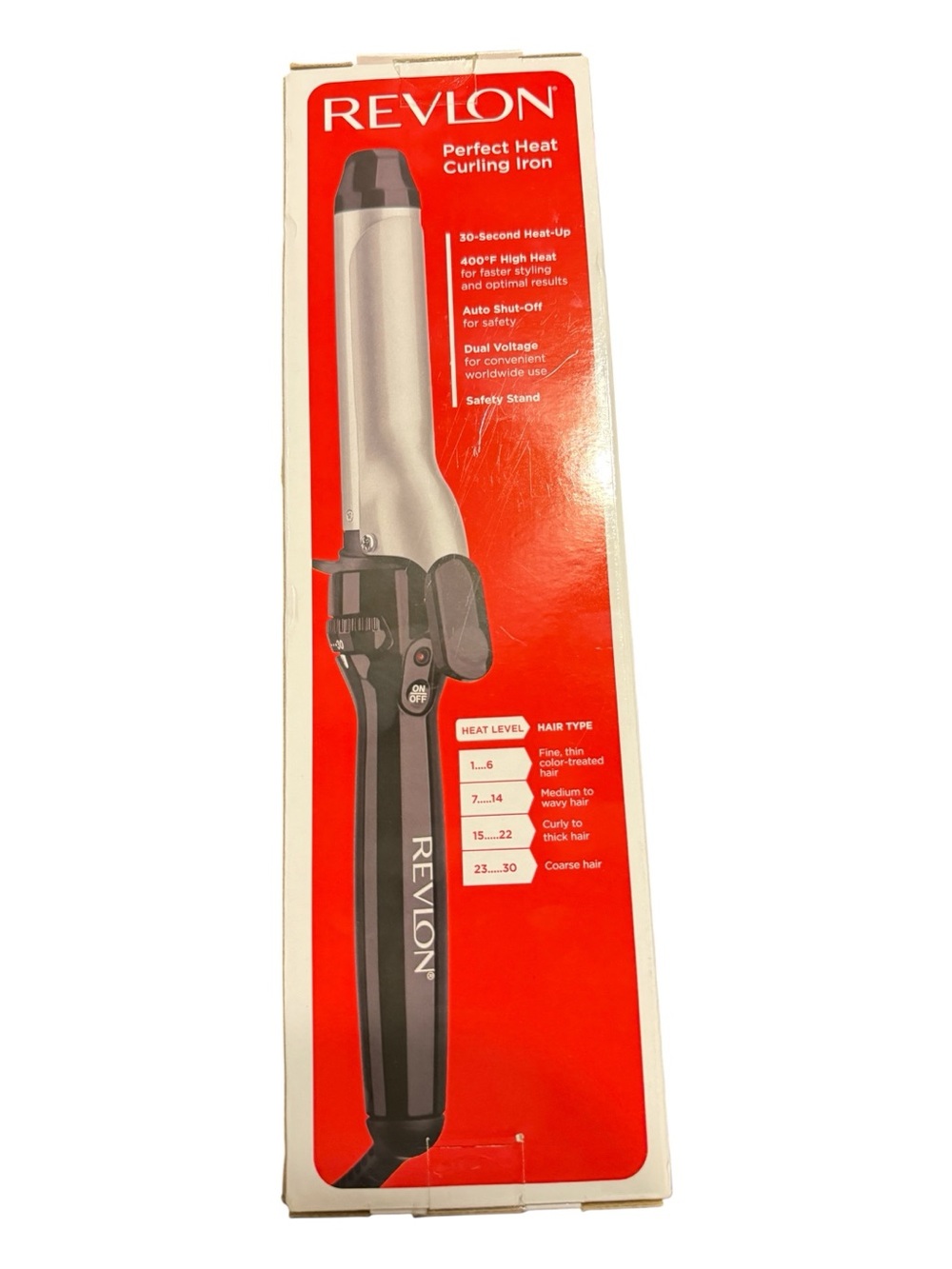 Revlon Curling Iron in Black and Silver